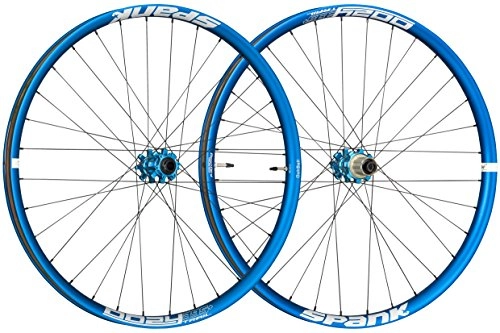Mountainbike-Räder : Spank Oozy Trail-395 29 Zoll wheelset 15 mm, 20 m QR12 / 142 mm TL Laufräder, Blue
