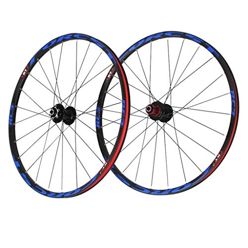 Mountainbike-Räder : ZWB Fahrrad Rad 26 / 27, 5 Zoll-MTB-Fahrradrad Doppelschicht-Alufelge abgedichtetes Lager 7-11-Gang-Schwungrad-Nabenscheibenbremse (Color : Black Wheel, Size : 27.5in)