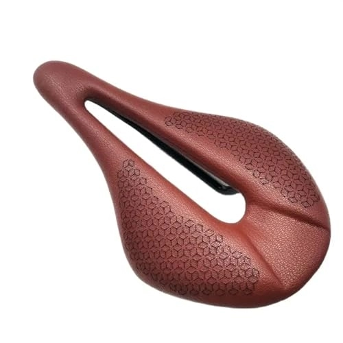 Mountainbike-Sitzes : 146g Thickening Carbon Fiber Road MTB Saddle Use 3k T700 Carbon Material Pads Super Light Leather Cushions Ride Bicycles Seat