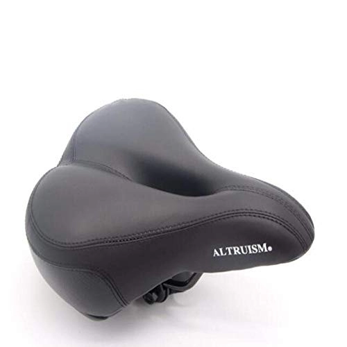 Mountainbike-Sitzes : Anruo Sattel für Mountainbike, weich und bequem, atmungsaktiv, 1 Stück Schwarz