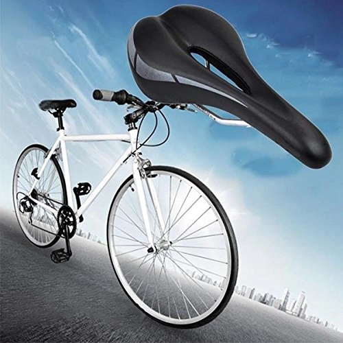 Mountainbike-Sitzes : Bazaar Hohle MTB Straßen Fahrrad Sattel Sports Soft Pad Sattel Sitz schwarz