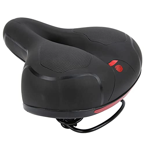 Mountainbike-Sitzes : Entatial Mountainbike-Sitz, weicher, atmungsaktiver Fahrradsattel mit hoher Leistung zum Reiten(rot)