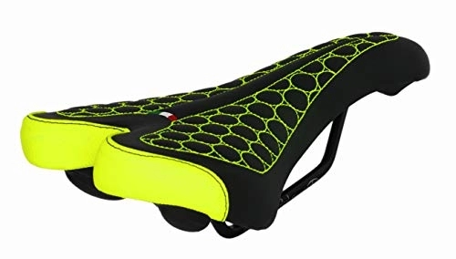 Mountainbike-Sitzes : FatBike Montegrappa Fahrradsattel MTB Trekking Unisex Mod. SM 4010 Made in Italy, Farbe Gelb