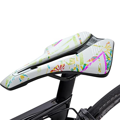 Mountainbike-Sitzes : Gidenfly Mountainbike-Sattel hohl - Faltbares Rennrad-Kissen mit hohlem Design | Atmungsaktiver Komfort-Fahrradsitz-Sattelersatz für Männer und Frauen