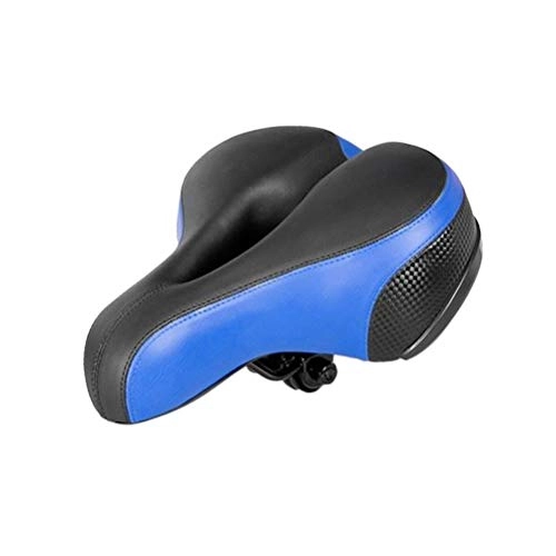 Mountainbike-Sitzes : LIOOBO Fahrradsitz Stoßdämpfung Komfortable Memory Foam Breite Weich Gepolsterte Ersatz Fahrradsattel für Bike Mountaion Bike (Blau)