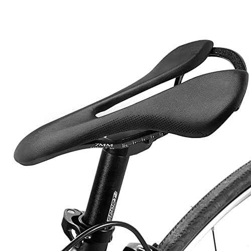 Mountainbike-Sitzes : QINGHUAI 5 Pcs Leichter Fahrradsattel, Bequemer Fahrradsitz - Fahrradsattel Vollcarbon-Fahrrad-Sattelkissen Fahrradzubehör für Mountainbikes und Rennräder, leicht