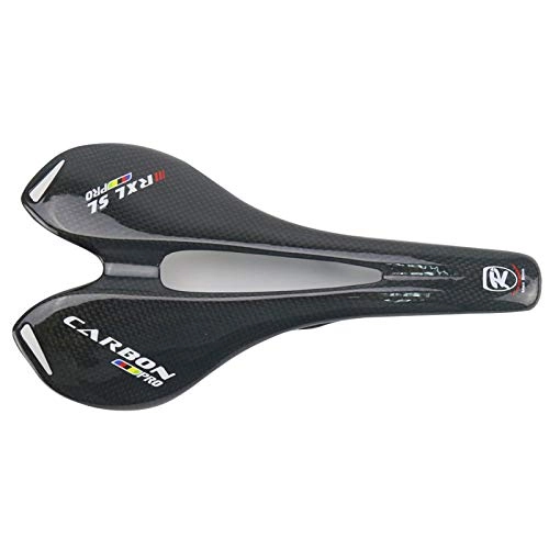 Mountainbike-Sitzes : RXL SL Carbon Sattel schwarz 3K glänzend Komfort Fahrradsättel 275 * 143mm