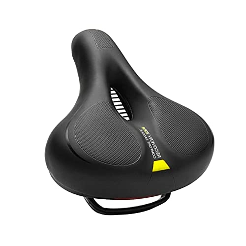 Mountainbike-Sitzes : SIY Fahrradsattel Bequemer Sattel-Fahrradsitz MTB Reitspeicher-Foam-Sitz-Cuhsion-Radausrüstung (Color : Black Yellow)