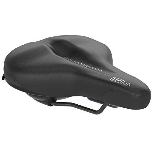 Mountainbike-Sitzes : SQlab Unisex – Erwachsene 621 Ergolux Active 2.0 Fahrradsattel, Schwarz, 21 cm