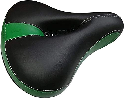 Mountainbike-Sitzes : U / A Saddle Mountain Bike Gel Extra-Comfort Soft Pad-Sattel-Sitz, Schwarz - Rot DAGUAI (Color : Black Green)
