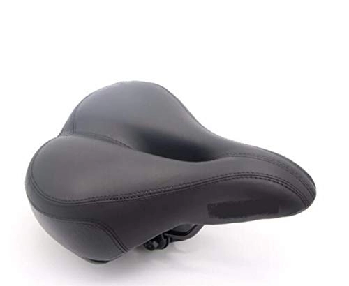 Mountainbike-Sitzes : YINGJUN-DRESS Fahrradsitz Weich und bequem Breathable Artificial Lederimitat-Mountainbike-Sitzkissen-Fahrrad-Sattel Fahrrad-Komponenten und Ersatzteile (Color : Black)