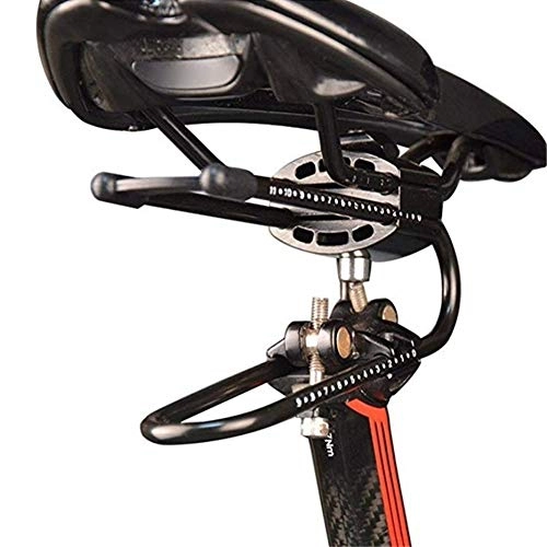 Mountainbike-Sitzes : ZZYLHS Fahrrad-Stodmpfer Federsattel Absorber Dmpfende Suspension-Gerte Radfahren MTB Mountain Bike Parts (Color : Black)