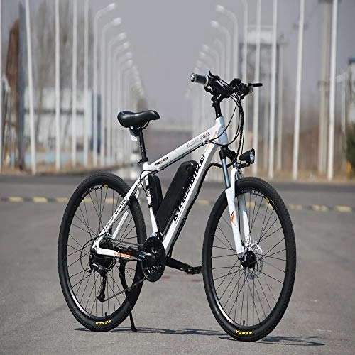 Elektrische Mountainbike : 26 '' E-Bike 350W Adult Electric Mountain Bike, Elektro-Fahrrad mit abnehmbaren 10.08 / 13AH Lithium-Ionen-Akku 27 Speed Gear und drei Arbeitsmodi, 13AH