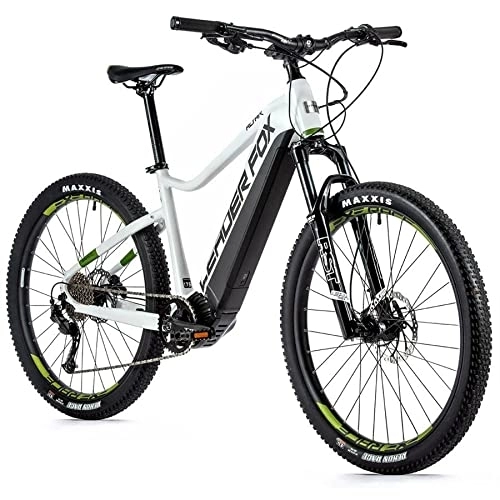 Elektrische Mountainbike : 27.5 Zoll E Bike MTB Leaderfox Altar Pedelec 20Ah Mittelmotor Bafang 95Nm Weiss Rh 45cm