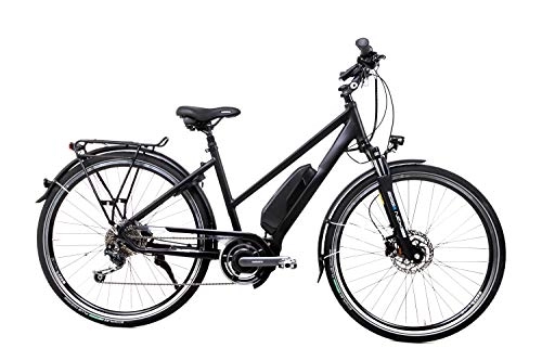 Elektrische Mountainbike : 28 Zoll Alu Elektro Fahrrad Damen Trekkingbike Pedelec Shimano Steps 500Wh Disc