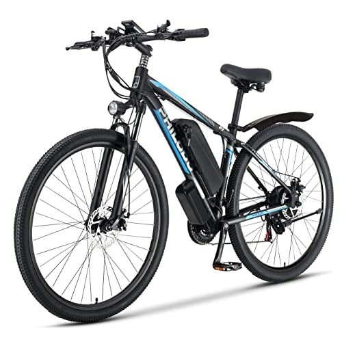 Elektrische Mountainbike : 29'' Bike Mountain Bike, Electric Bicycle with 48V 13Ah Removable Batteries, Range 60 Miles, 72N.m, Dual Hydraulic Disc E-Bike, 3 Riding Modes, LCD Display, Shimano 21 Speed