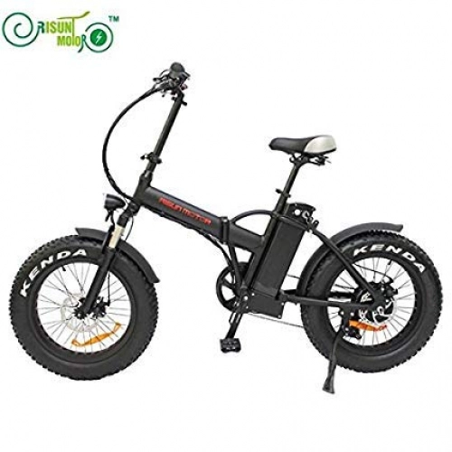 Elektrische Mountainbike : 48V 500W 8Fun / Bafang Hub Motor 20" Ebike Mini Folding Fat Tire Electric Bicycle with 48V 12.5AH Lithium Battery and Hydraulic Brake