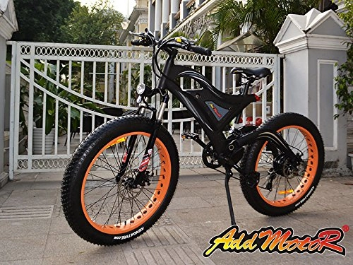 Elektrische Mountainbike : Addmotor electirc bike M-850 (Orange)