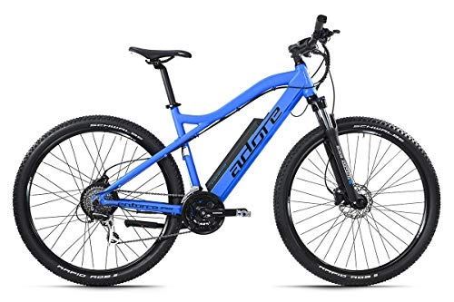 Elektrische Mountainbike : Adore Alu E-MTB 29'' Enforce E-Bike Blau 250 Watt Li-Ion 36V / 14 Ah 24 Gänge