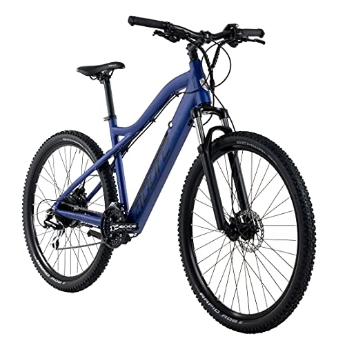 Elektrische Mountainbike : Adore Alu MTB Pedelec 29' Enforce E-Bike Blau 250 Watt Li-Ion 36V / 14 Ah / 504 Wh 24 Gänge