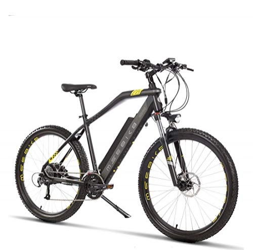 Elektrische Mountainbike : AISHFP 27, 5 Zoll Adult Electric Mountain Bike, Luftfahrt-Aluminium-Legierung Elektro-Fahrrad, 400W Elektro-Off-Road-Bikes, 48V-Lithium-Batterie, B