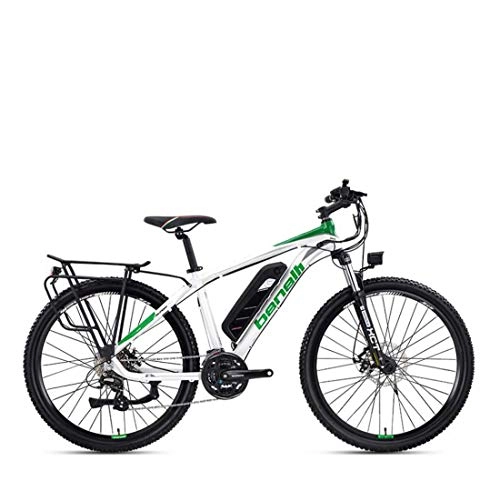 Elektrische Mountainbike : AISHFP Adult Mens Electric Mountain Bike, mit Multifunktions-LCD-Display Fahrrad, Aluminiumlegierung Offroad E-Bikes, 48V-Lithium-Batterie, 27, 5-Zoll-Räder, B