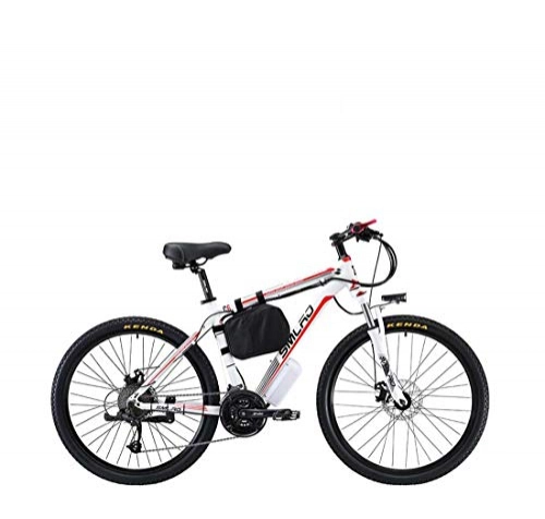Elektrische Mountainbike : AISHFP Erwachsene Mountain Electric Bikes, 500W 48V Lithium-Batterie - Aluminiumlegierung Feld elektrisches Fahrrad, 27-Gang, A, 8AH