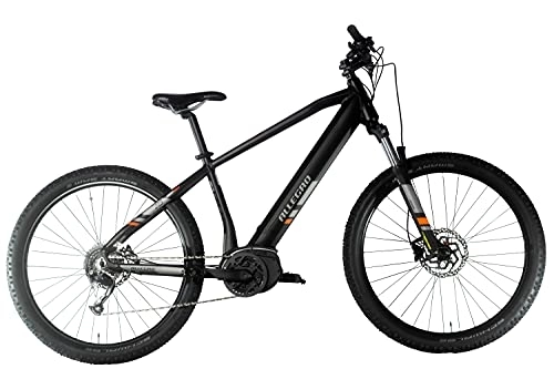 Elektrische Mountainbike : Allegro Unisex – Erwachsene M-Cross 504 E-Bike, Schwarz, 46 cm