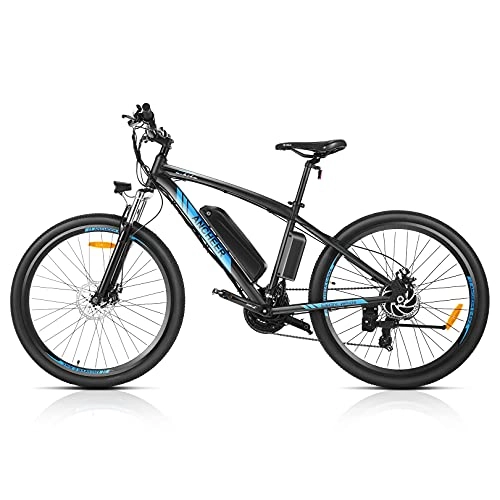 Elektrische Mountainbike : ANCHEER E-Bike (Blau, 36V-10AH mt LCD-Display)