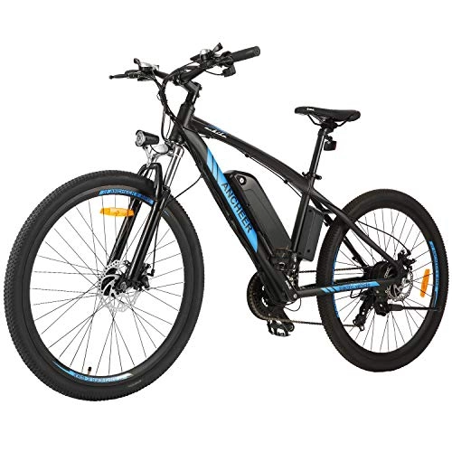 Elektrische Mountainbike : ANCHEER E Bike / Mountainbike / Elektrofahrrad mit 250W Motor und 36v-10Ah Batterie, 27.5 Zoll Elektrofahrräder für Herren und Damen