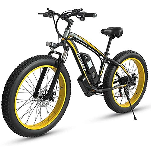 Elektrische Mountainbike : Art Jian 26 Zoll große Reifen Faltbare Elektro-Fahrrad, 500W 48V 15AH Aluminium-Legierung Lithium-Batterie Adult Electric Bikes