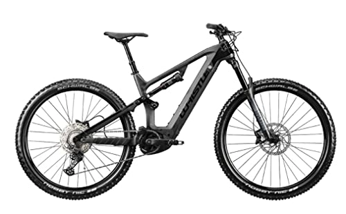 Elektrische Mountainbike : Atala Neue E-Bike 2022 MTB FULL CARBON WHISTLE B-RUSH C4.2 LT12 Größe 40 Farbe schwarz / schwarz glänzend