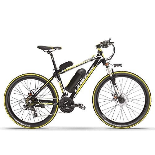 Elektrische Mountainbike : BMXzz 26 Zoll E-Bike, Elektrofahrrad Mountainbike 48V 10Ah Abnehmbar Lithium-Ionen Akku 240W 21 Geschwindigkeit für Outdoor Berg und Pendler, Orange 1
