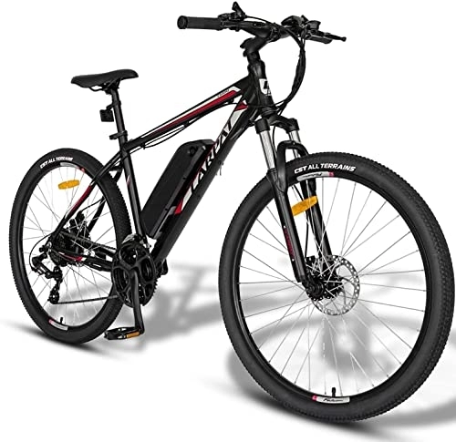 Elektrische Mountainbike : CARPAT SPORT E-Bike 27.5", Mountainbike Herren Damen, 250W Elektrofahrrad mit abnehmbarem 36V 10, 4AH Lithium Akku, E-Mountainbike 21 Gänge & Hinterradmotor 25 km / h für den Täglichen Radsport