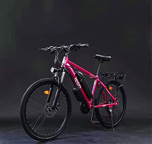 Elektrische Mountainbike : CCLLA Erwachsenen 26 Zoll elektrisches Mountainbike, 36V Lithiumbatterie Aluminiumlegierung Elektrofahrrad, LCD-Display Diebstahlsicherung 27 Geschwindigkeit (Farbe: A, Größe: 10AH)