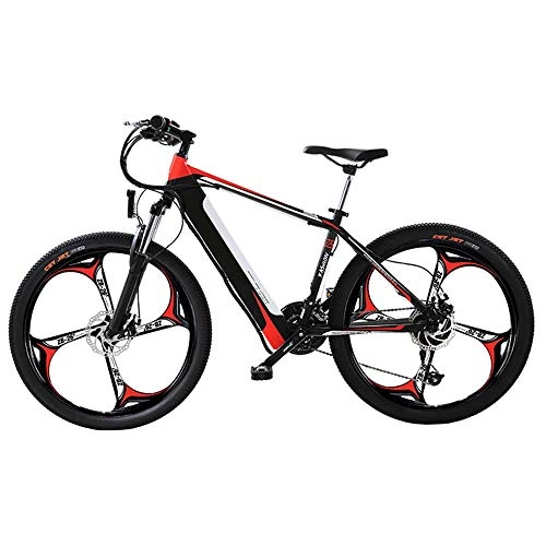 Elektrische Mountainbike : CHEZI bikeElektrofahrrad Mountainbike Ultra Light Moped Lithium-Batterie Roller Erwachsenenbatterie Auto Vier-Messer-Rad 26 Zoll 48V