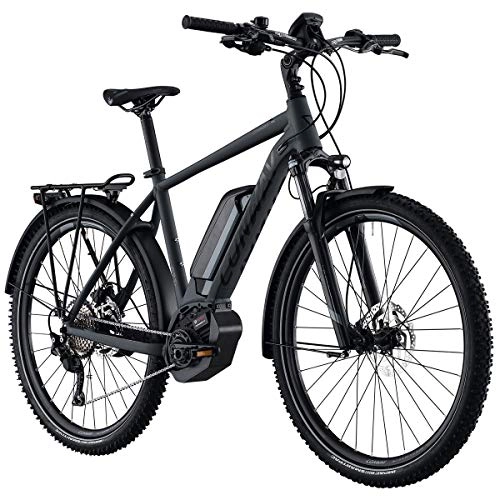 Elektrische Mountainbike : Conway EMC 627 E-Bike Mountainbike Mod. 2019 Schwarz-Grau (M / 48cm)