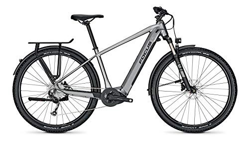 Elektrische Mountainbike : Derby Cycle Focus Aventura² 6.7 29R Bosch Trekking Elektro Bike 2021 (XL / 52cm, Toronto Grey)