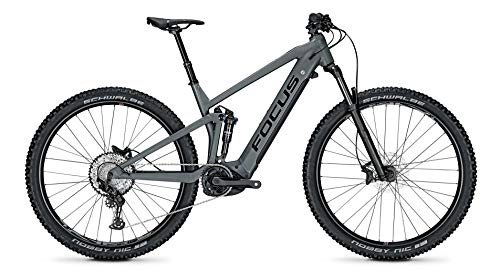 Elektrische Mountainbike : Derby Cycle Focus Thron² 6.8 Bosch Fullsuspension Elektro Mountain Bike 2021 (L / 47cm, Slate Grey)