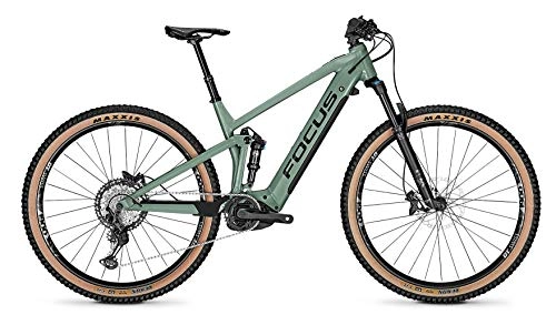 Elektrische Mountainbike : Derby Cycle Focus Thron² 6.9 Bosch Trail & Touren Fullsuspension Elektro Mountain Bike 2020 (L / 47cm, Mineral Green)