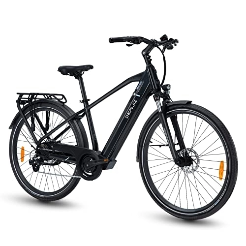 Elektrische Mountainbike : DERUIZ E-Bike 28 Zoll E Bike Damen Elektrofahrrad Herren Pedelec Citybike, 250W / 48V / 13, 4AH 40N.m BAFANG Motor, Trekking Ebike Cityrad für Damen, bis zu 120km, 25km / h