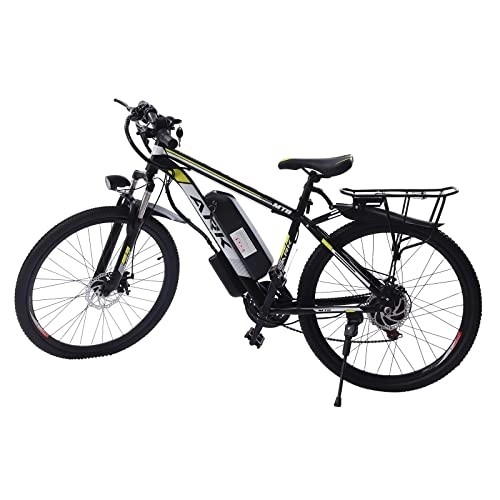Elektrische Mountainbike : E Bike 26 Zoll E-Mountainbike Herren Damen Elektrofahrrad 21-Gang Electric Fahrrad mit LCD-Anzeige | 3 Fahrmodi | 25KM / H | 48V 10Ah Lithium-Batterie | Ausdauer 20-30km| EU Stock (Weiß)