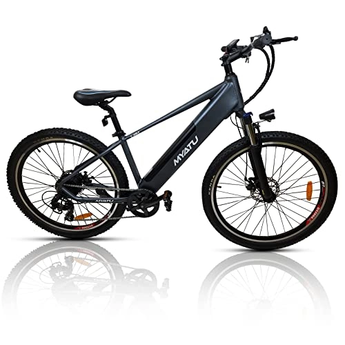 Elektrische Mountainbike : E-Bike 27, 5 Zoll E-Mountainbike Elektrofahrrad mit 36V 8Ah verstecktem Lithium Akku 250W Heckmotor