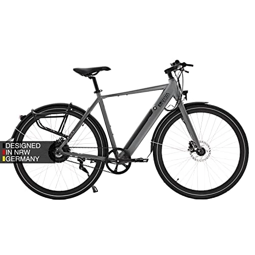 Elektrische Mountainbike : E-Bike 28" Urban Bike AsVIVA BC1-B mit wartungsfreiem Riemenantrieb | 36V 10, 5Ah Samsung Cell Akku | 250W Bafang Hinterradmotor, Urban Elektrofahrrad Pedelec