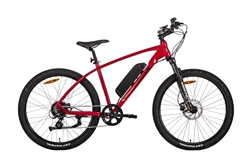 Elektrische Mountainbike : E-Bike SAXXX Everest 2.0 H27, 5x47 7GKette FG 10, 4Ah HM rot glänzend