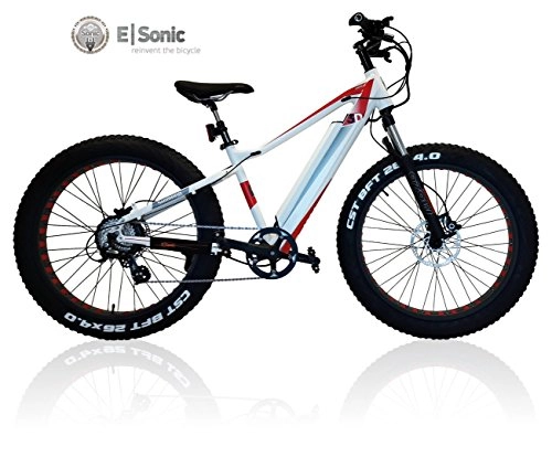 Elektrische Mountainbike : E-FATBIKE Fat E-Bike Standard 26" Pedelec / SPedelec (Wei)