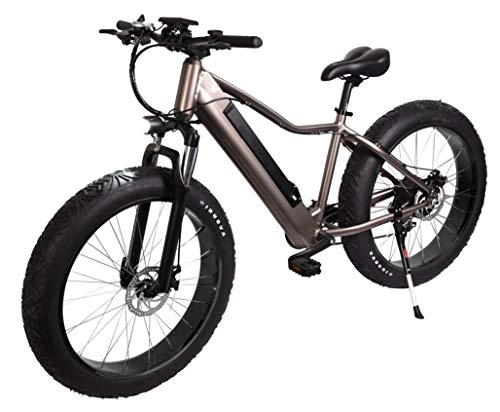 Elektrische Mountainbike : E-Fatbike “Fat Tire 500“, 40 km / h, 500 Watt, 48V / 10, 4 Ah Lithium-Akku, Elektro Fat Bike, 26 Zoll, E-Bike, Elektrofahrrad, Fahrrad, E-Fahrrad