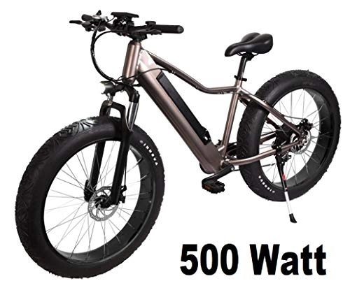 Elektrische Mountainbike : E-Fatbike “Fat Tire Subcross“, 40 km / h, 500 Watt, 48V / 10, 4 Ah Lithium-Akku, 26 Zoll, E-Bike, Elektrofahrrad, S-Pedelec, Fahrrad, E-Fahrrad, Elektro Fat Bike