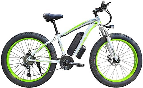 Elektrische Mountainbike : Electric Snow Bike, 500 Watt / 1000 Watt Electric Mountainbike 26 '' Folding Professionelles Fahrrad mit abnehmbarem 48 V 13AH Lithium-Ionen-Batterie
