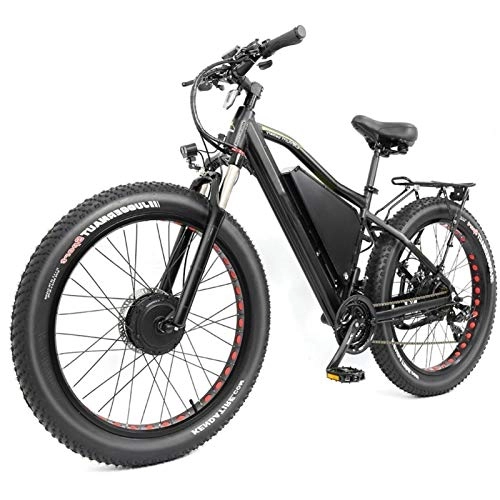 Elektrische Mountainbike : Elektrisches Fahrrad, 1500W 26 Zoll Fettreifen Elektrische Fahrrad Mountain Beach Schnee Fahrrad für Erwachsene, Aluminium-Elektroroller 21 Geschwindigkeitszahnrad Ebike mit abnehmbarem 48V 20Ah / 23.